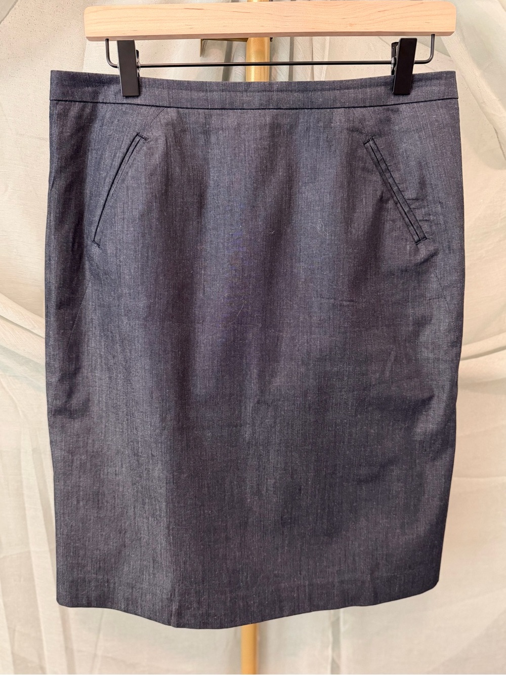 Ann Taylor LOFT Dark Blue Pencil Skirt